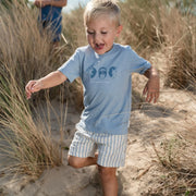 LITTLE DUTCH. Short Multi Stripe