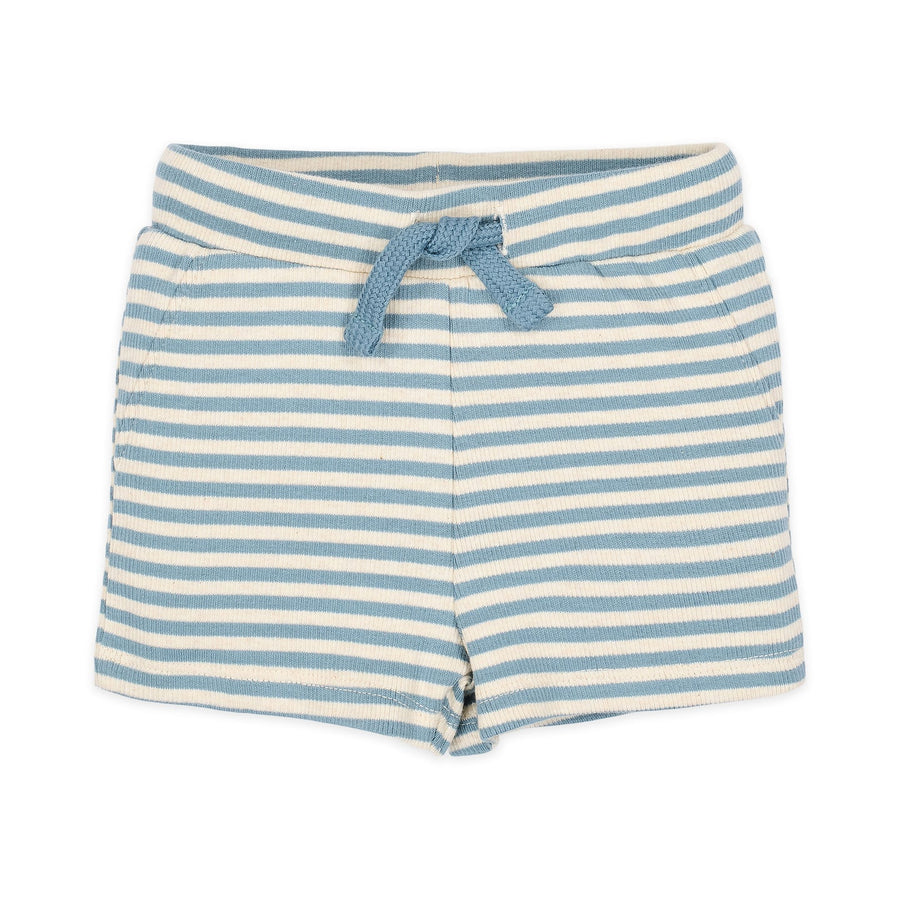 LITTLE DUTCH. Shorts blue Stone Blue stripe