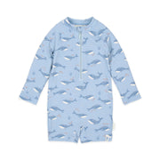 LITTLE DUTCH. Long Sleeve Swimsuit Ocean Splash