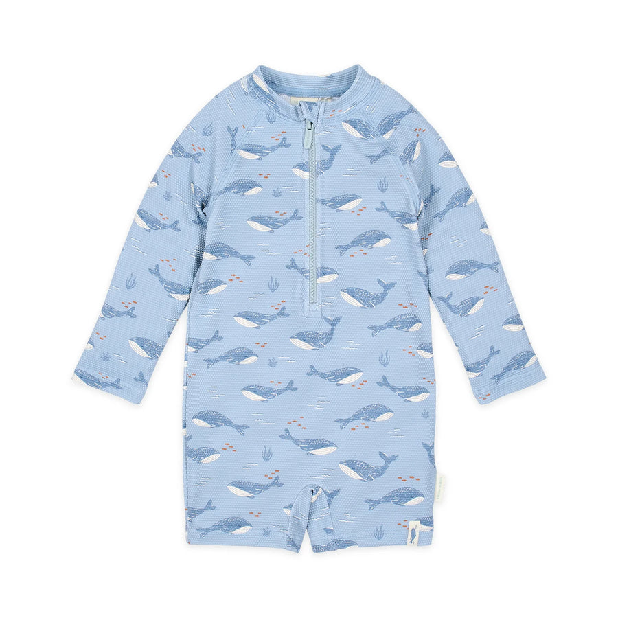 LITTLE DUTCH. Long Sleeve Swimsuit Ocean Splash