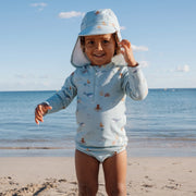 LITTLE DUTCH. Long Sleeve Swim Shirt Ocean Friends