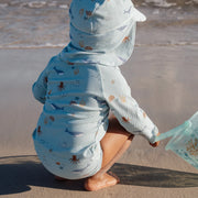LITTLE DUTCH. Long Sleeve Swim Shirt Ocean Friends