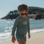 LITTLE DUTCH. Swim Pants Ocean Green