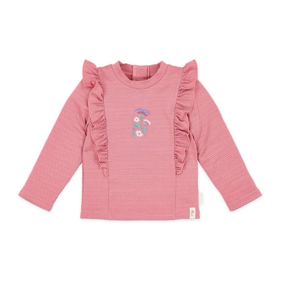 LITTLE DUTCH. Long Sleeve Swim Shirt Dreamy Pink Sparkle