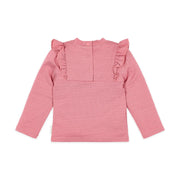 LITTLE DUTCH. Long Sleeve Swim Shirt Dreamy Pink Sparkle
