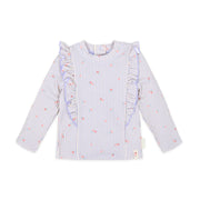 LITTLE DUTCH. Long Sleeve Swim Shirt Dreamy Stripes