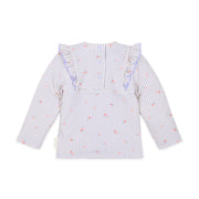 LITTLE DUTCH. Long Sleeve Swim Shirt Dreamy Stripes