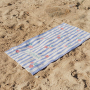LITTLE DUTCH. Beach Towel Dreamy Purple Stripe - 60x120
