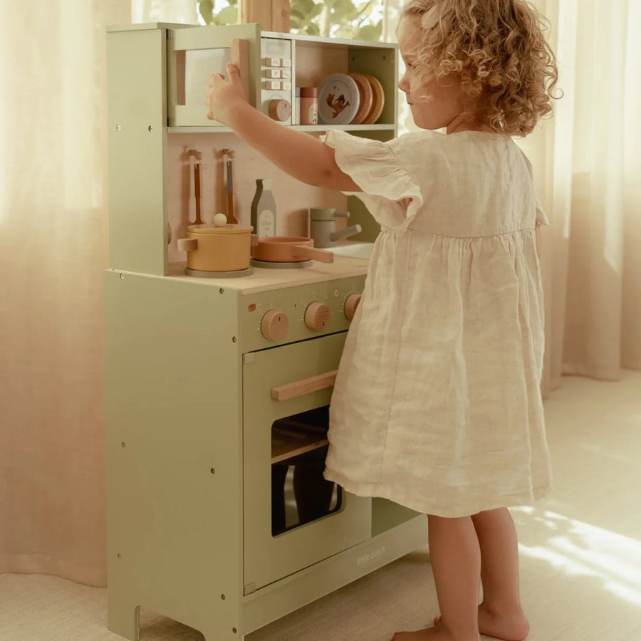 LITTLE DUTCH. Wooden play kitchen Mint