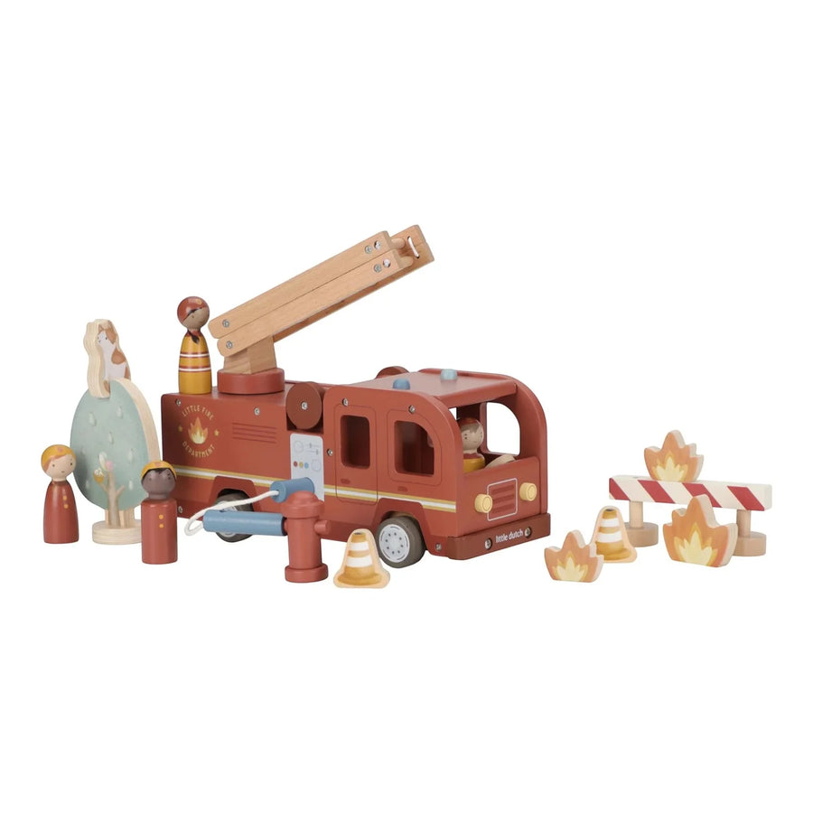 LITTLE DUTCH. Fire truck set