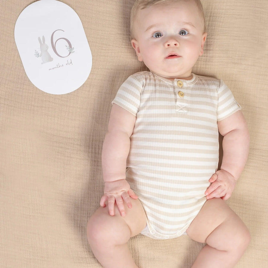 LITTLE DUTCH. Baby Milestone cards Baby Bunny