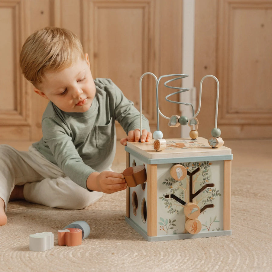 LITTLE DUTCH. Activity Cube Forest Friends