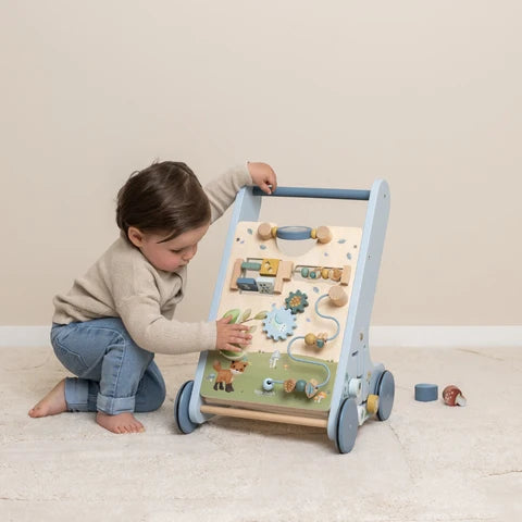LITTLE DUTCH. Multi-activity Baby Walker Forest Friends