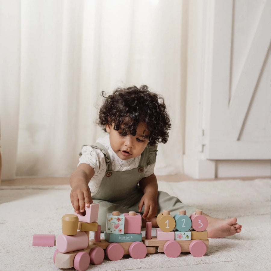 LITTLE DUTCH. Stacking Train Fairy Garden