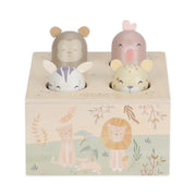 LITTLE DUTCH. Wooden Pop-up Toy Safari Friends