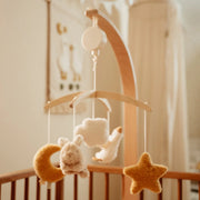 LITTLE DUTCH. Wooden Music Mobile Newborn Naturals