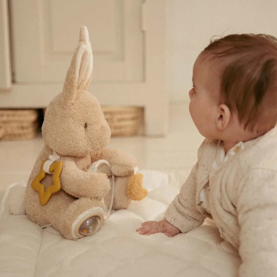 LITTLE DUTCH. Activity Cuddle Toy Baby Bunny