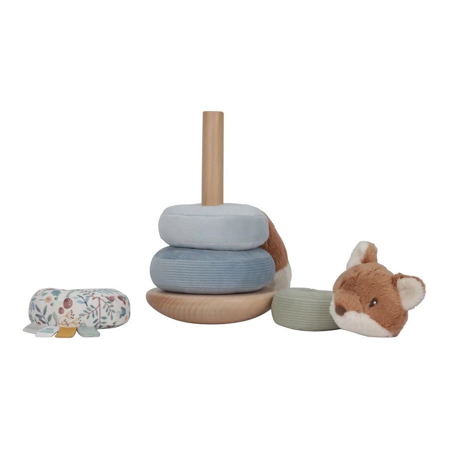 LITTLE DUTCH. Rocking Ring Stacker - Forest Friends
