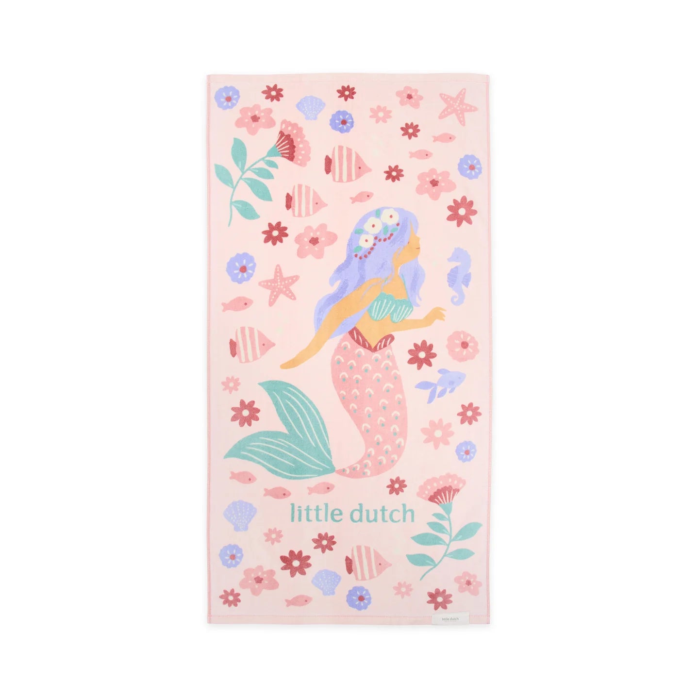 LITTLE DUTCH. Beach Towel Dreamy Mermaid Multicolour - 60x120