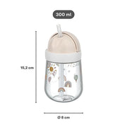 LITTLE DUTCH. Straw cup Mio 300 ml - Forest Friends