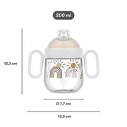 LITTLE DUTCH. Non-spill sippy cup Mio 200 ml - Forest Friends