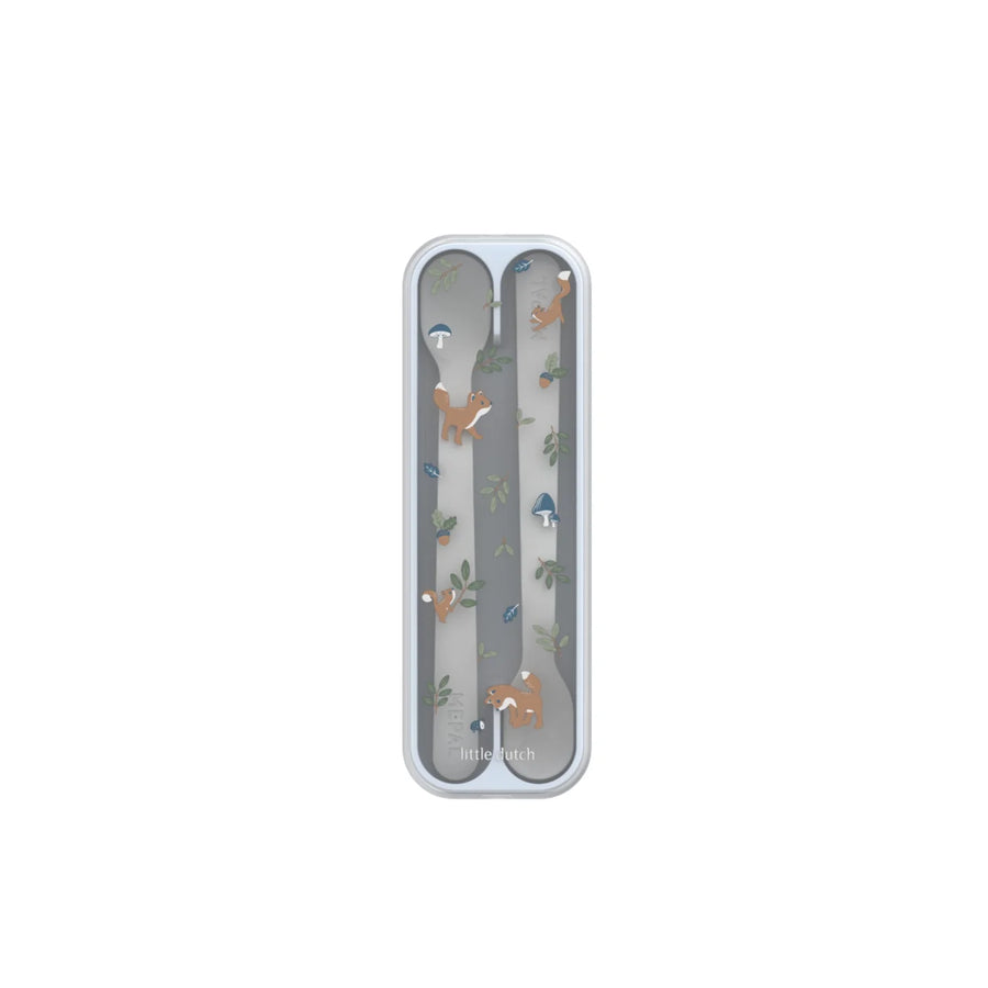 LITTLE DUTCH. Feeding spoon Mio set of 2 - Forest Friends