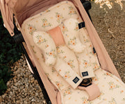 La Millou Stroller Pad English Garden Velvet Rafaello