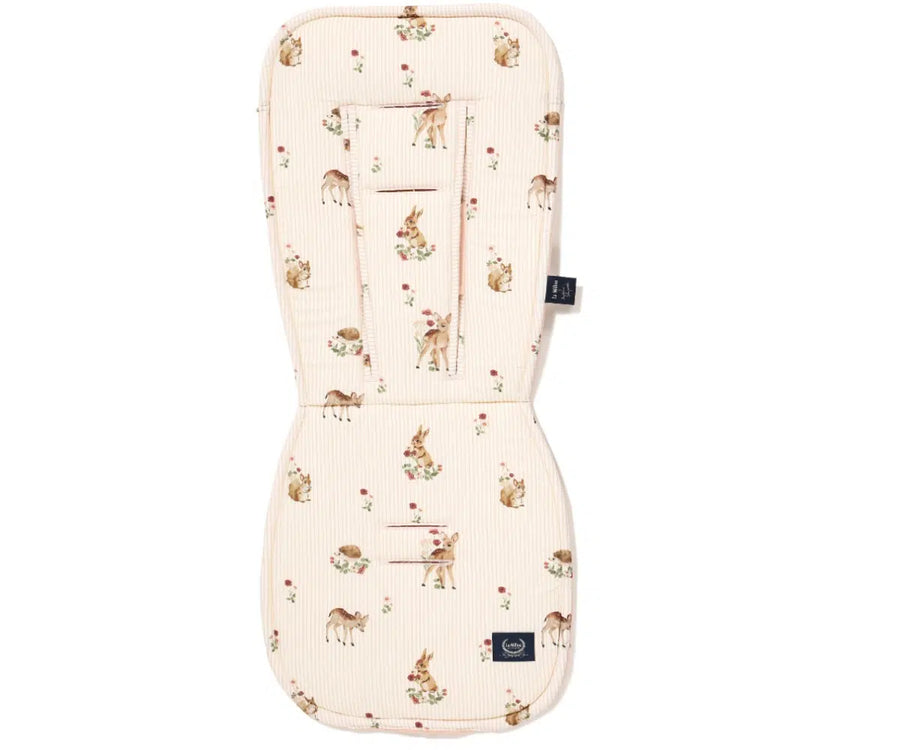 La Millou Stroller Pad Bambiland Velvet Powder Pink