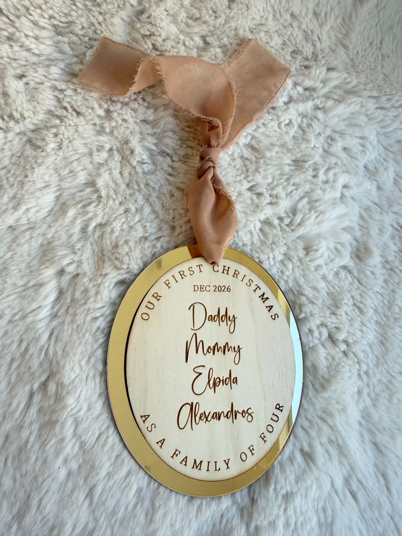 Our First Christmas as a Family of ..