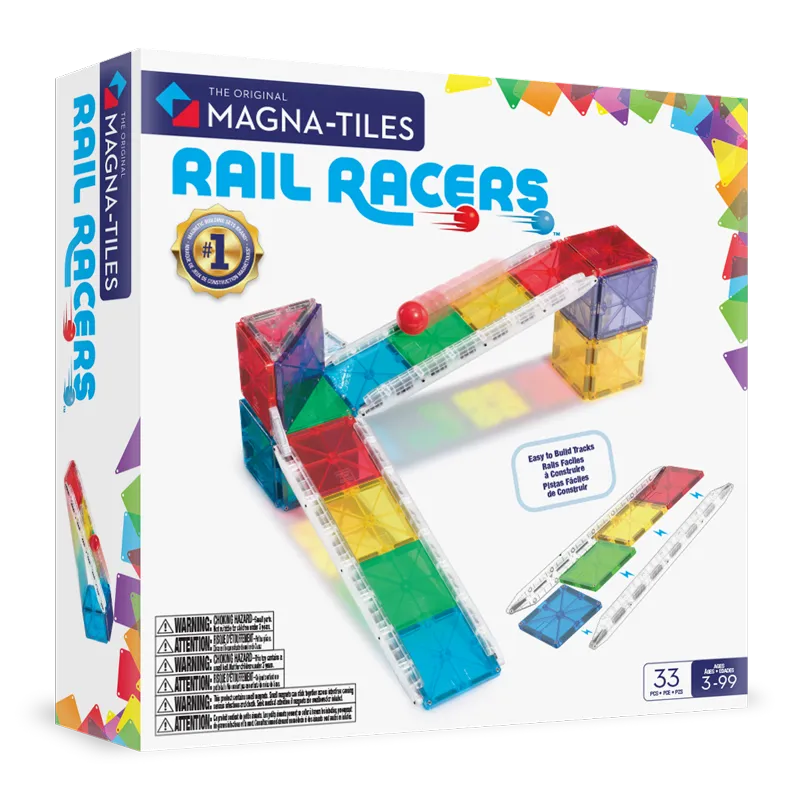 Rail Racers 33 Τεμάχια - MAGNA-TILES