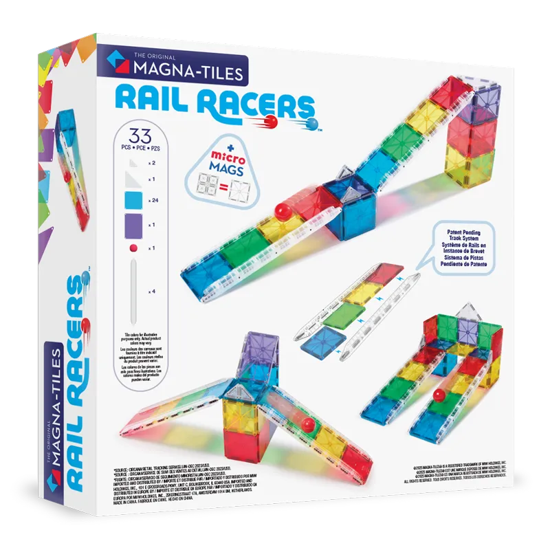 Rail Racers 33 Τεμάχια - MAGNA-TILES
