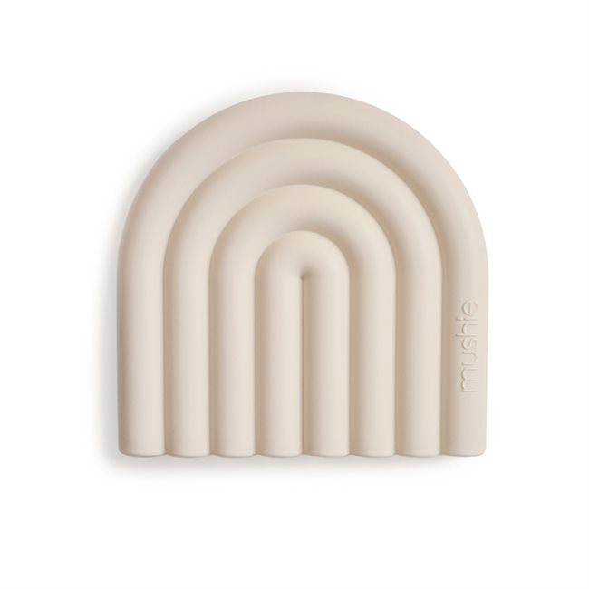 Mushie Teether - Rainbow - Shifting Sand