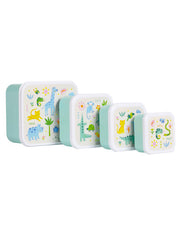 Lunch & Snack Box x4pcs - Jungle