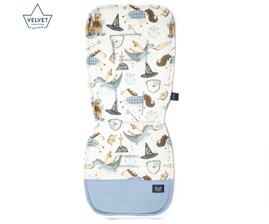La Millou Stroller Pad Prince Velvet Wind Blue