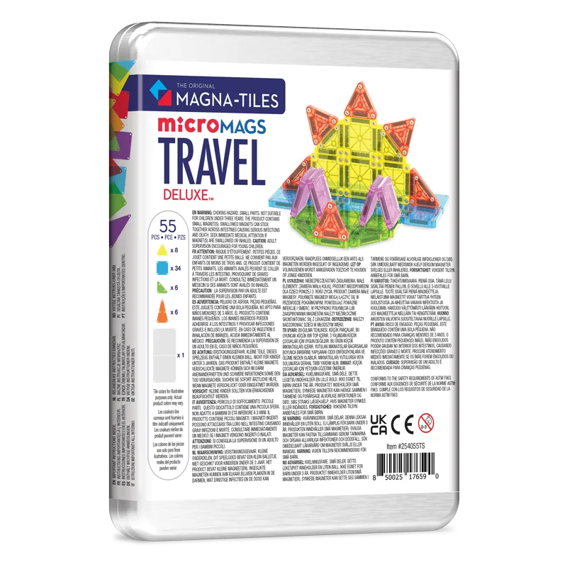 Travel Set Deluxe 55 Τεμάχια - MAGNA-TILES