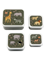 Lunch & Snack Box x4pcs - Savanna