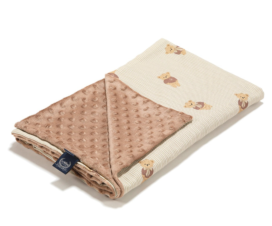 La Millou Light Blanket Baby Bear – Minky Mocca