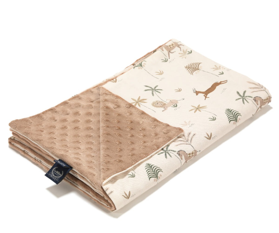 La Millou Light Blanket Little Savannah – Mocca