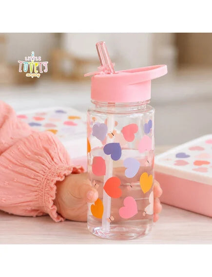 DRINK BOTTELE 450ml- "Hearts"