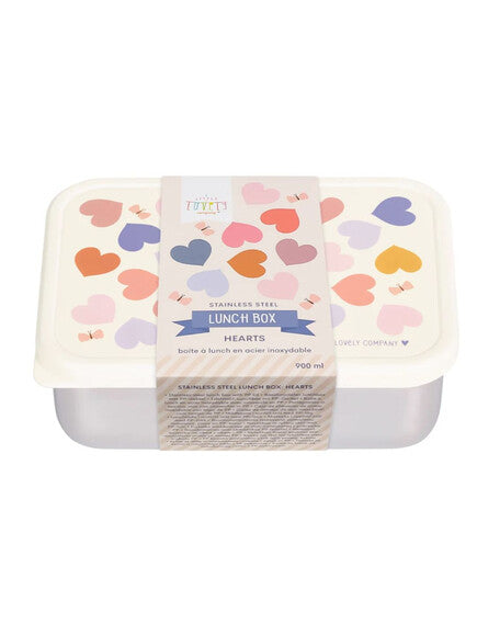 Lunch Box Stainles steel - Hearts