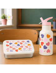 Lunch Box Stainles steel - Hearts