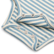 LITTLE DUTCH. Sleeveless bodysuit Stone Blue Stripe