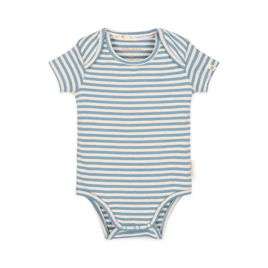 LITTLE DUTCH. Sleeveless bodysuit Stone Blue Stripe