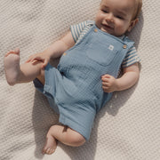 LITTLE DUTCH. Sleeveless bodysuit Stone Blue Stripe