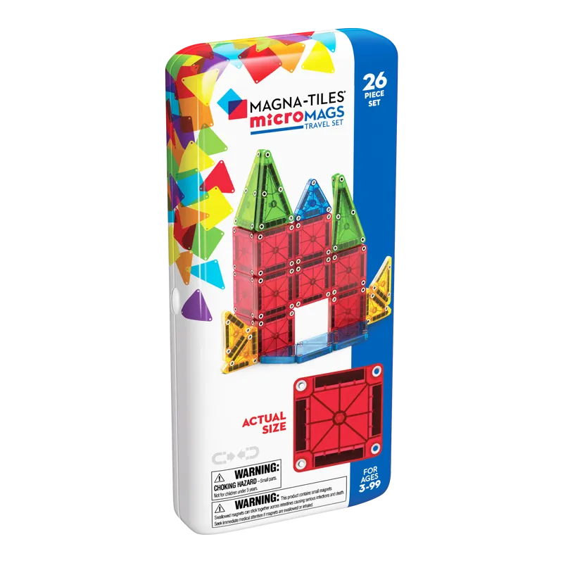 microMAGS Travel Set 26 Τεμάχια  - MAGNA-TILES